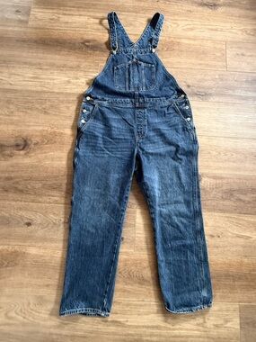 Women’s Old Navy Dark Blue Denim Overalls size 16